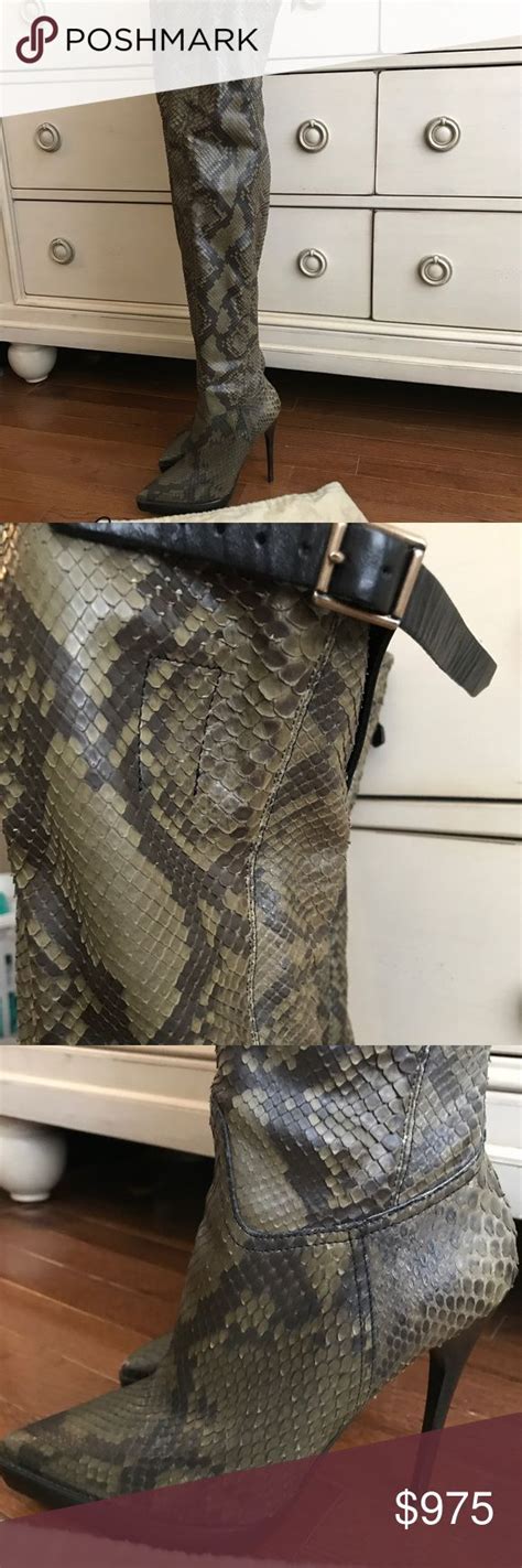 burberry thigh high python boots|7 Pairs of Python Boots to Buy — Starting at $80.